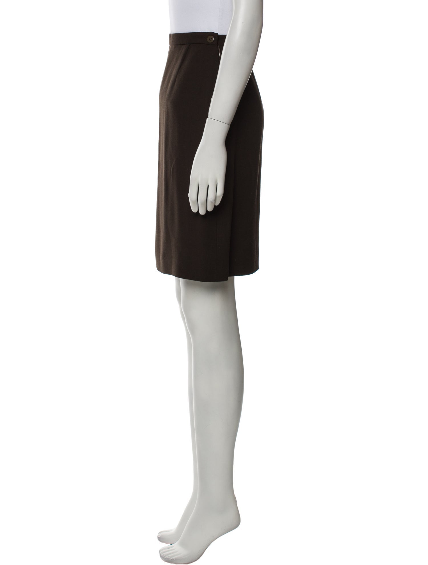 Giorgio Armani Wool Knee-Length Skirt